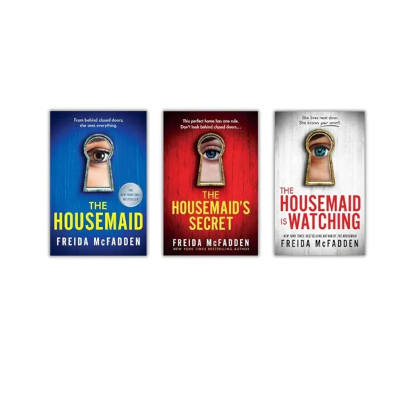 Housemaid-by-Freida-McFadden-3-Books-Bundle THE HOUSEMAID + THE HOUSEMAID SECRETS + THE HOUSEMAID'S WATCHING (3 BOOKS SET)