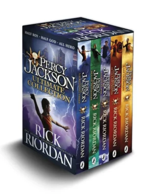 RICK RIORDAN: PERCY JACKSON ULTIMATE COLLECTION ? The Lightning Thief, Sea of Monsters, Titan's Curse, Battle of the Labyrinth & Last Olympian | Epic Greek Mythology Adventure Series